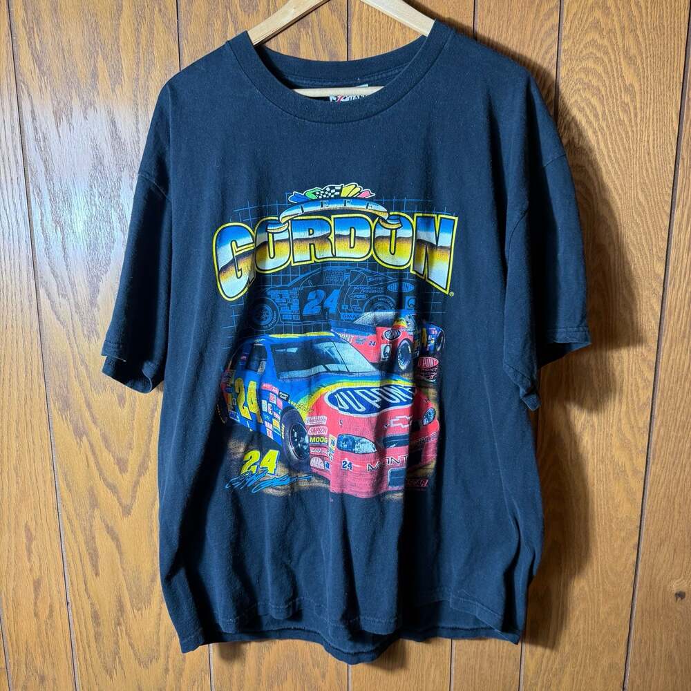 Vintage 1998 Jeff Gordon #24 DuPont NASCAR Chase Authentics T-Shirt XXL